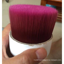 Wine Red Pet PBT Tapered Mitated Tapered Synthetic Brush Filament